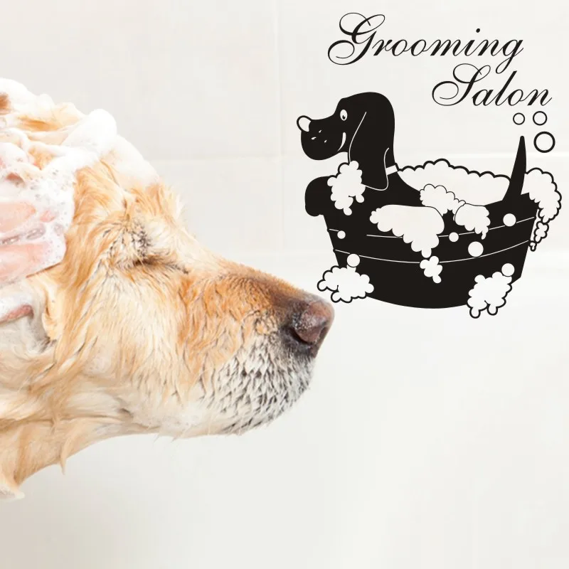 Переводная картинка для салона ухода за домашними животными стикеры плакаты