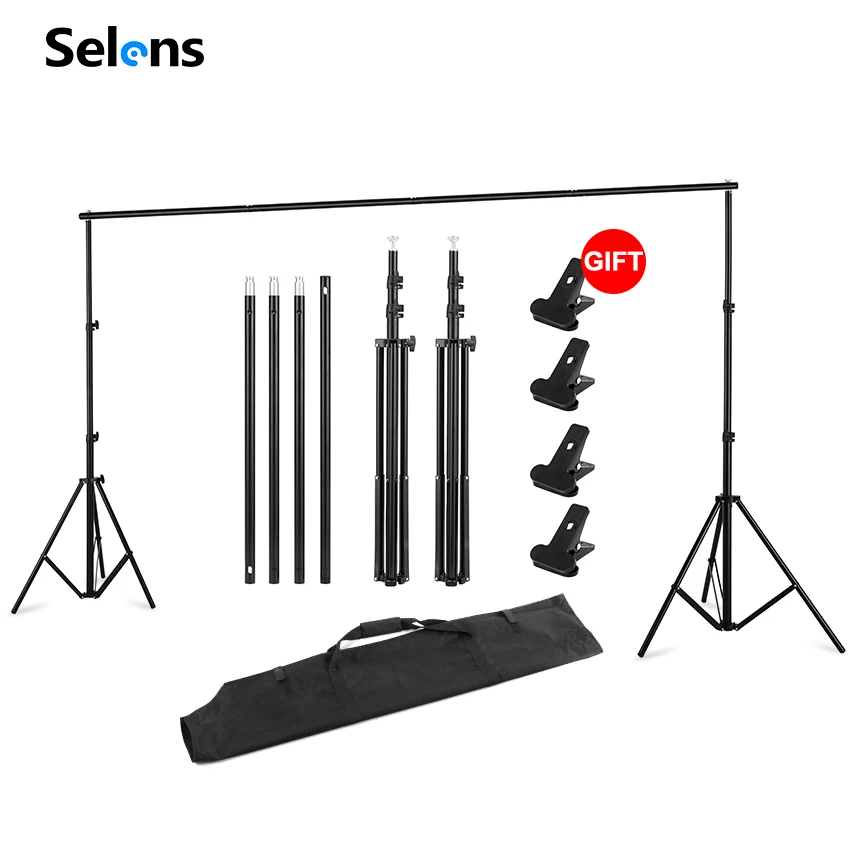 Фон для фотосъемки с подставкой и системой поддержки фотостудии муслиновые фоны