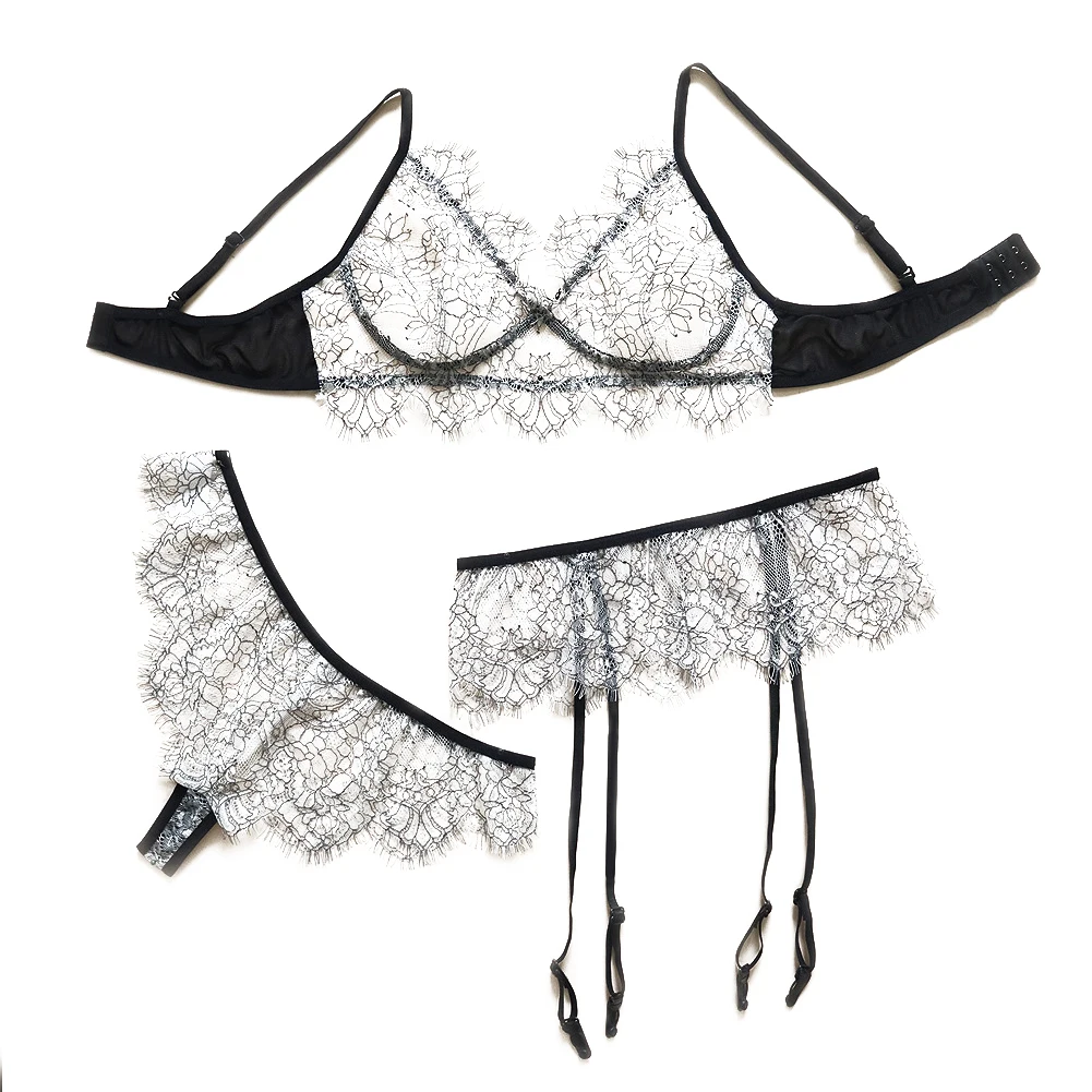 Женское сексуальное нижнее белье комплекты с подвязками женские трусики боди