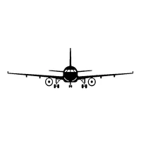 18 x 6cm car sticker simple small aircraft special creative design pattern pvc car sticker incomparable decal pattern