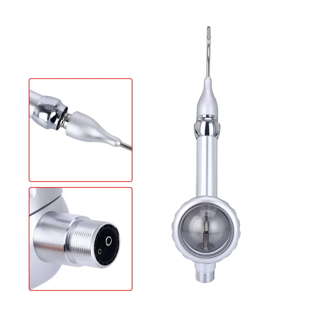 

Dental Sandblasting Gun Air Polishing Jet Antisuction Hygiene Handpiece Polisher 2 Holes 4 Holes