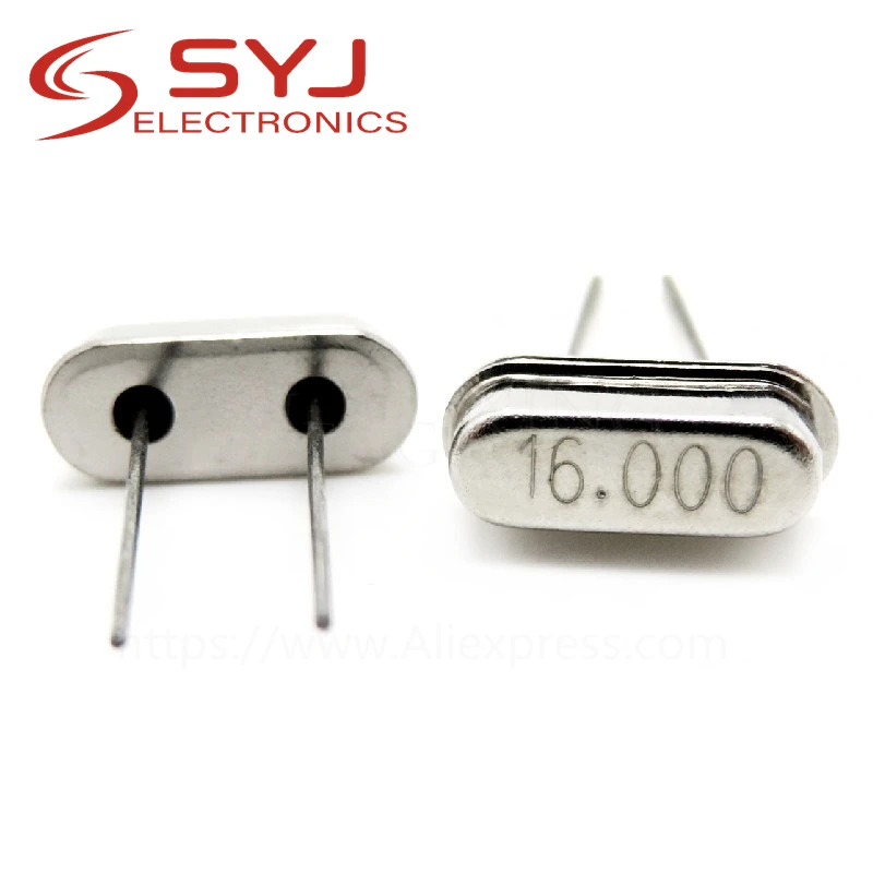 10pcs/lot hc 49s 16MHz Oscillator quartz resonator HC49S 49S 16M 16.000mhz DIP 2 crystal In Stock|Резонаторы| |