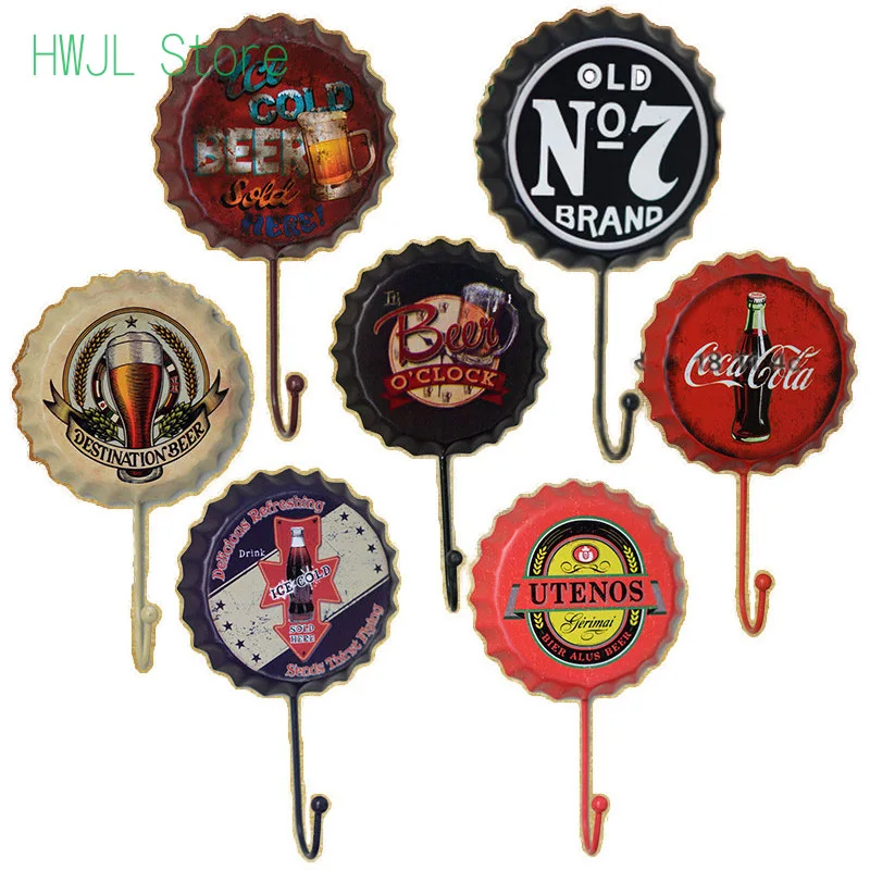 1 шт. крючок для крышки пива в стиле ретро железные подвесные крючки
