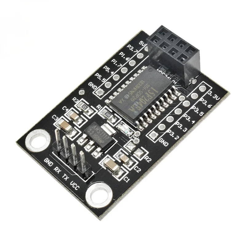

STC15F204 Development Board NRF24L01 UART Interface Wireless Driver Board STC15F204EA Microcontroller 3.3V 5V