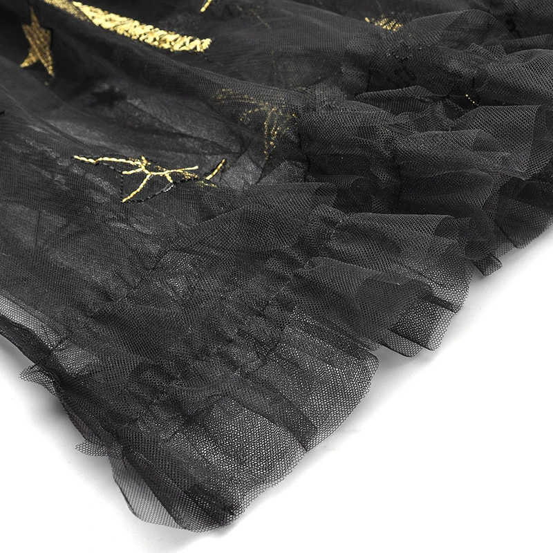 Длинное платье с круглым вырезом без рукавов вышивкой | Женская одежда