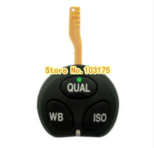 New Top Left QUAL WB ISO Button Key Replacement for Nikon D300 D300S Camera  Part