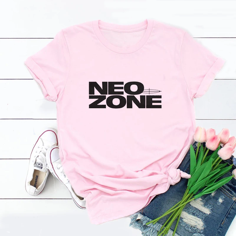 Футболка Neo Zone Женская хлопковая с коротким рукавом NCT 127 | одежда