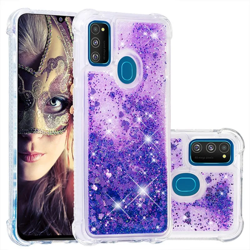 Блестящий чехол для Samsung Galaxy M30S A10S A20S A40S A50S мягкий A70 A20 A30 A50 | Мобильные телефоны и