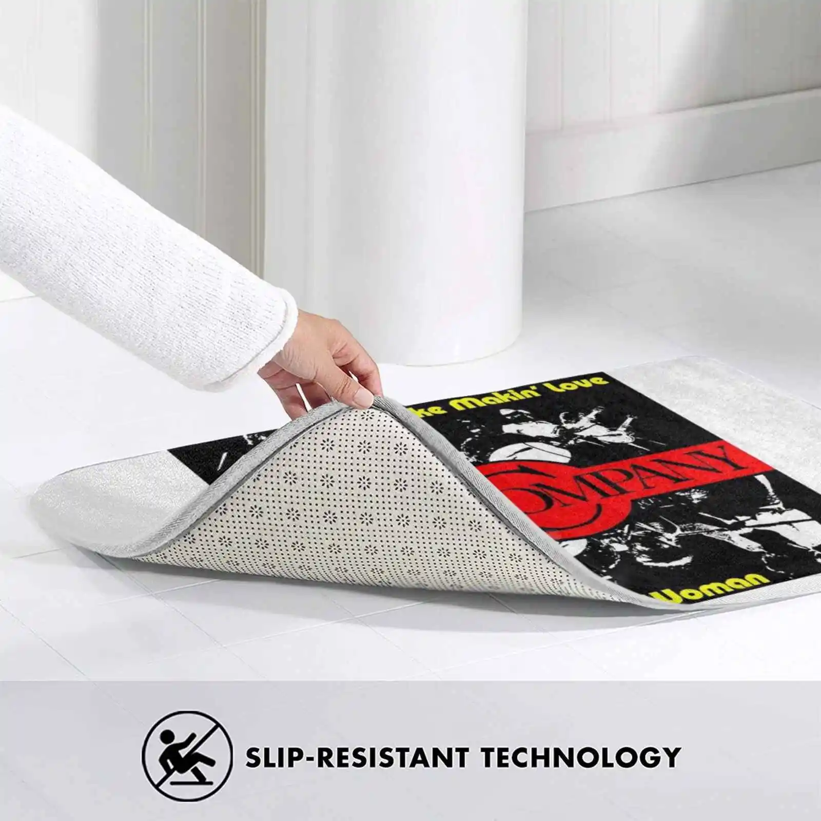 ПЛОхАЯ КОМПАНИЯ 5 3D мягкий нескользящий коврик подушка английская жесткая группа