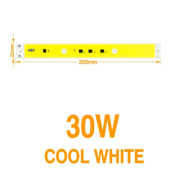 30W Cold White Осветитель светодиодный в форме бус 30 Вт 50 Вт 80 Вт полный спектр Теплый Холодный белый 220 В фитолампа прожектор DIY для выращивания внутри помещений рост посевов - Цвет: 30W Cold White