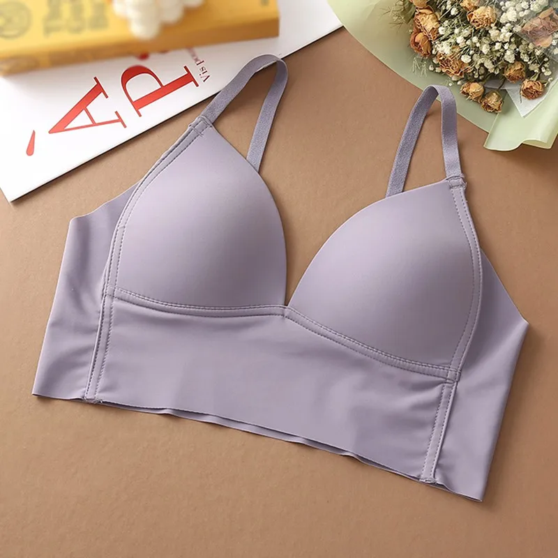 

Women Comfortable Padded Bras Women Push Up Bras Seamless Lingeries Underwear