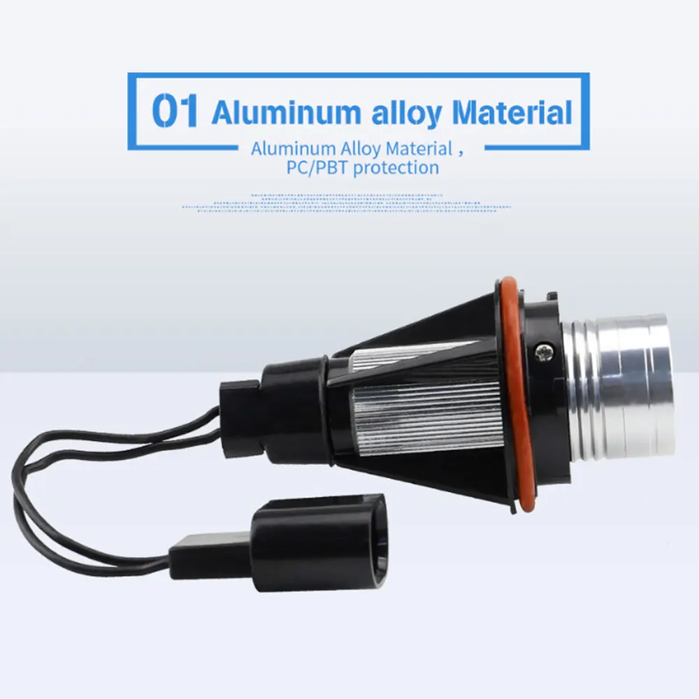 

2PCS LED Angel Eyes Marker Lights Bulbs For BMW E39 E53 E60 E61 E63 E64 E65 E66 E87 525i 530i xi 545i M5