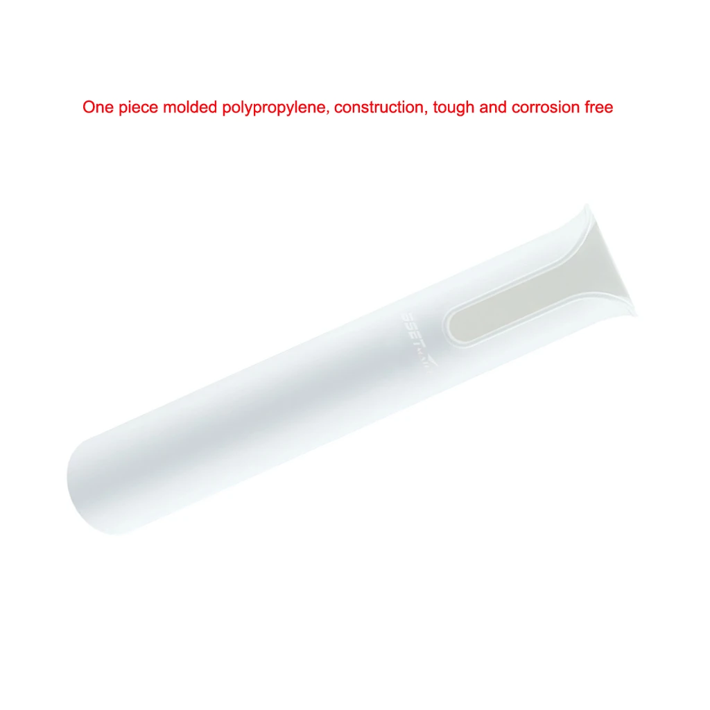 

2PCS 3M Adhesive White ABS Plastic Rod Holders Fishing Rod Spinning Durable Pole Tube Mount With NO Hole Bracket Socket Rack