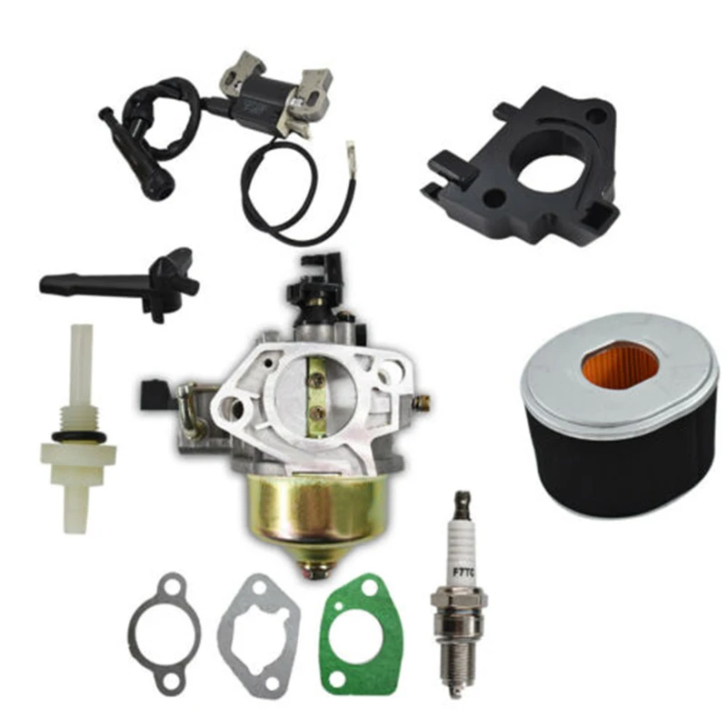 Карбюратор Комплект катушка зажигания + воздушный фильтр для Honda GX390 13HP GX340 11HP