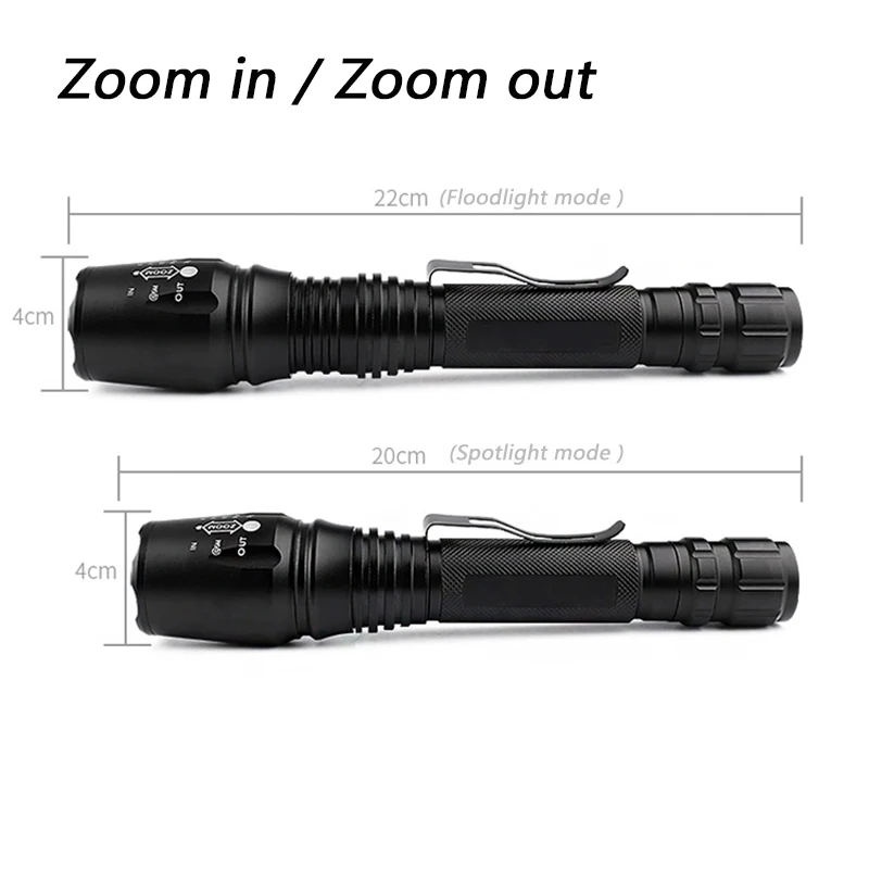 Litwod Z20V5 XHP50 Тактический мощный светодиодный светильник фонарь масштабируемая
