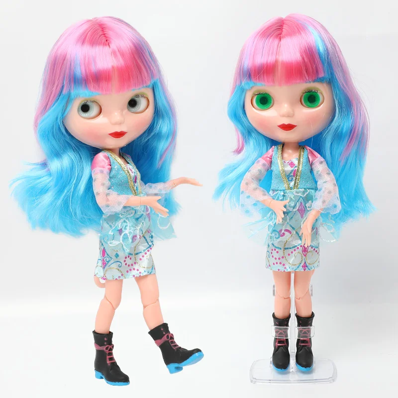 30 см Модная Кукла Blyth цветные длинные волосы шарнирные куклы BJD для девочек сделай
