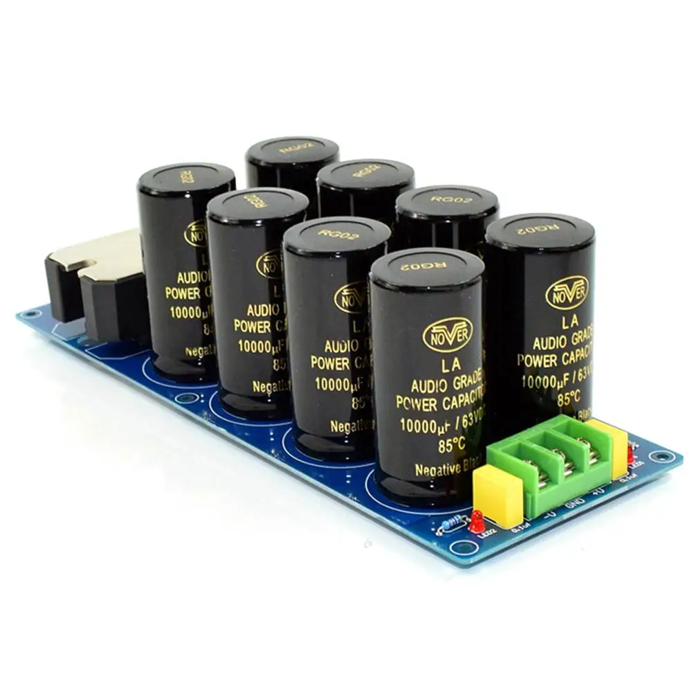 100A 8*10000UF 63V +/-двойной силовой выпрямитель фильтр плата питания YJ | Электроника