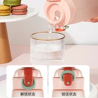 frosted simple portable ins creative transparent water cup girl cute fresh plastic water bottle water bottle