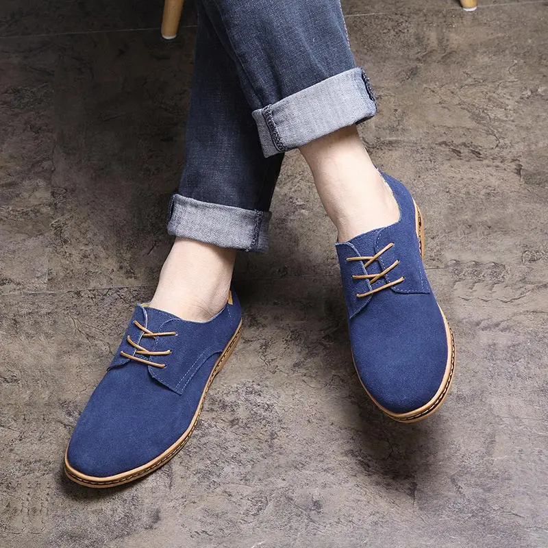 Мужские повседневные туфли оксфорды однотонные дышащие на шнуровке 2019|boots