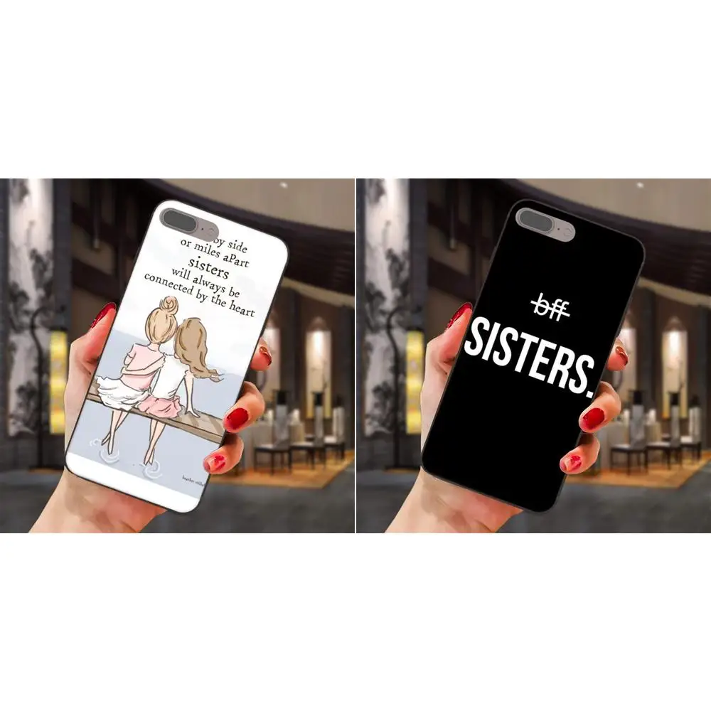 Для Apple iPhone 4 4S 5 5S SE 6 6S 7 8 Plus X XS Max XR TPU персонализированный узор Лучшие друзья Bff