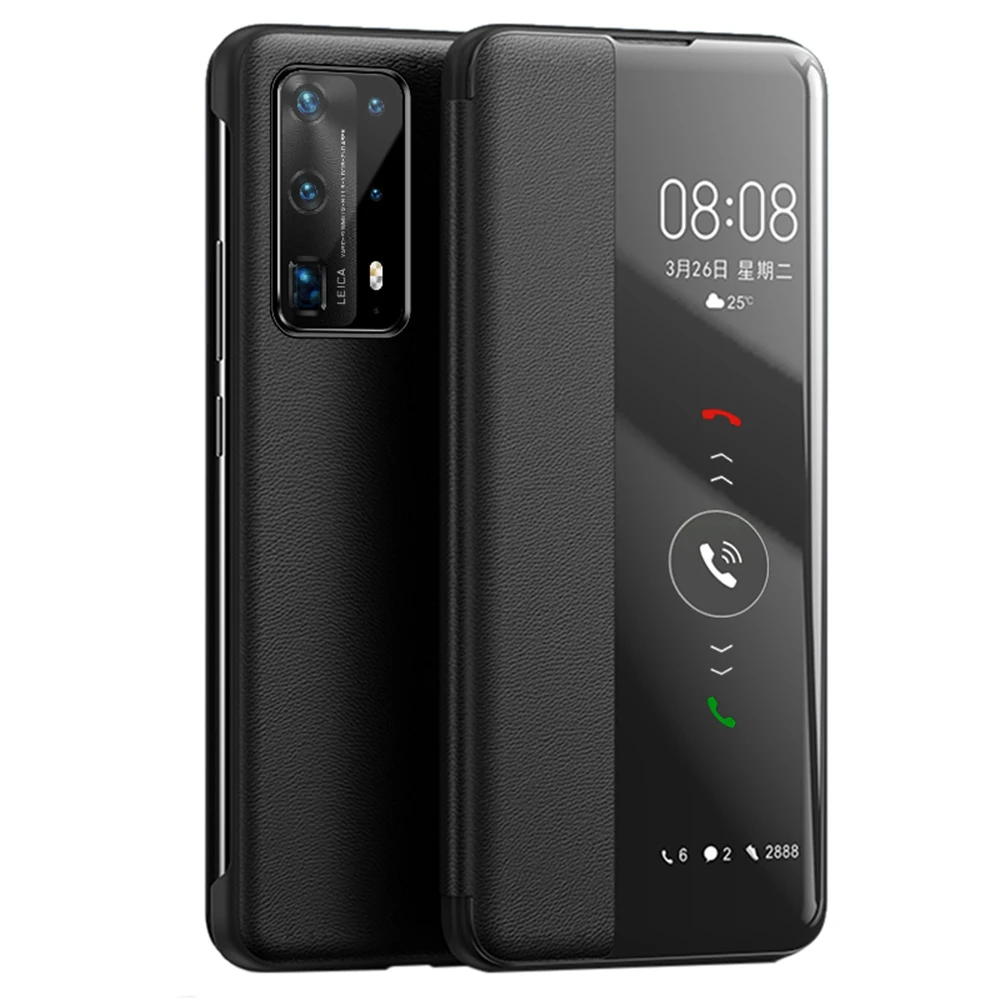 Кожаный чехол книжка для телефона Huawei P40 Pro P30 Lite P20 P 40 30 P40Pro P30Pro 40Pro 30Pro 20Pro