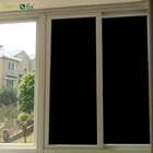 Затемняющая оконная пленка FANCY-FIX, матовая пленка для защиты конфиденциальности, полностью черная наклейка на стекло, 100% светильник УФ-пленка, виниловая, ширина 75 см