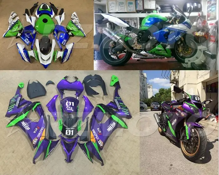 ABS мотоцикл обтекатель комплект для SUZUKI K5 K6 K7 K8 GSXR углеродное волокно узор переводная печать ACEKITS Магазин № 0117