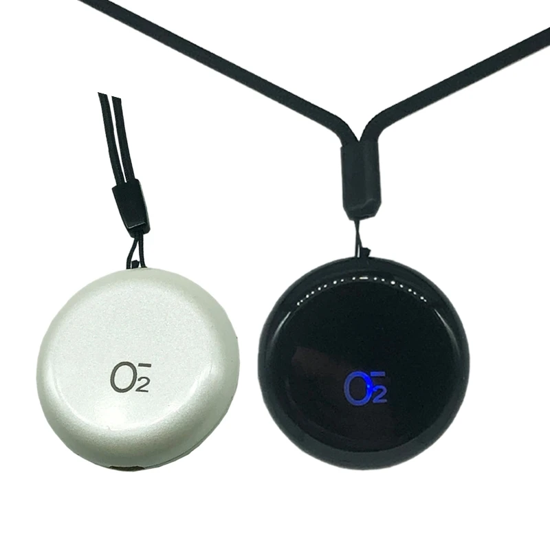 

Подвесной шейный портативный очиститель воздуха с отрицательными ионами домашнее круглое ожерелье небольшое удаление формальдегида пыль