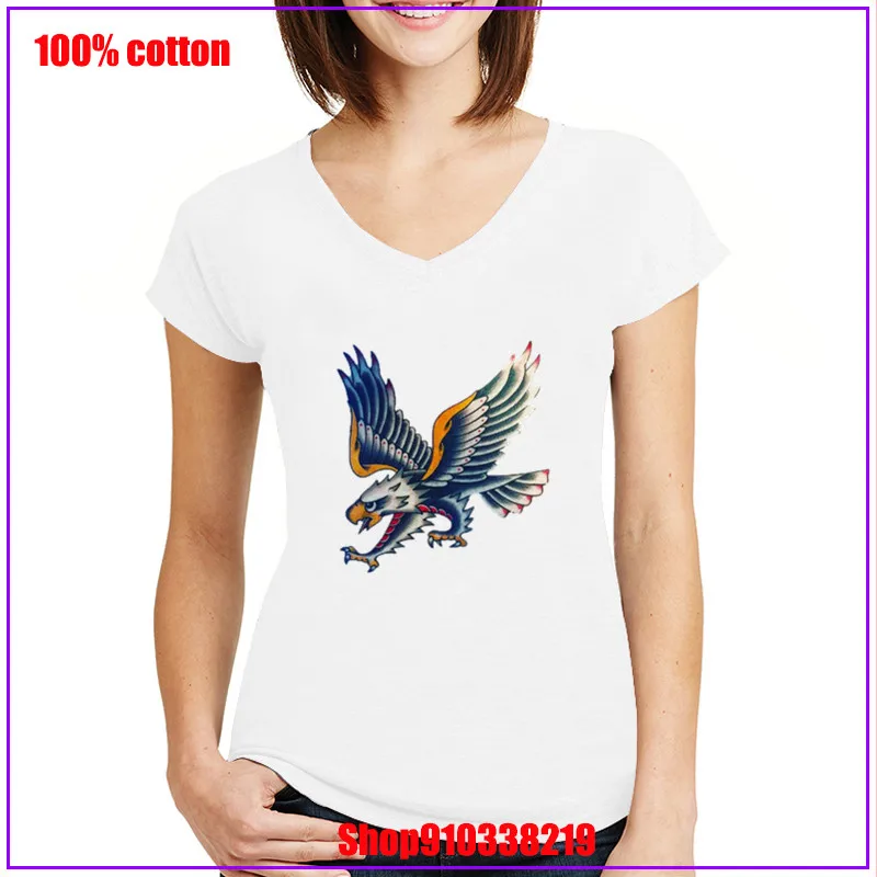 Художественная футболка с животным 3D абстрактным дизайном футболки орлом для