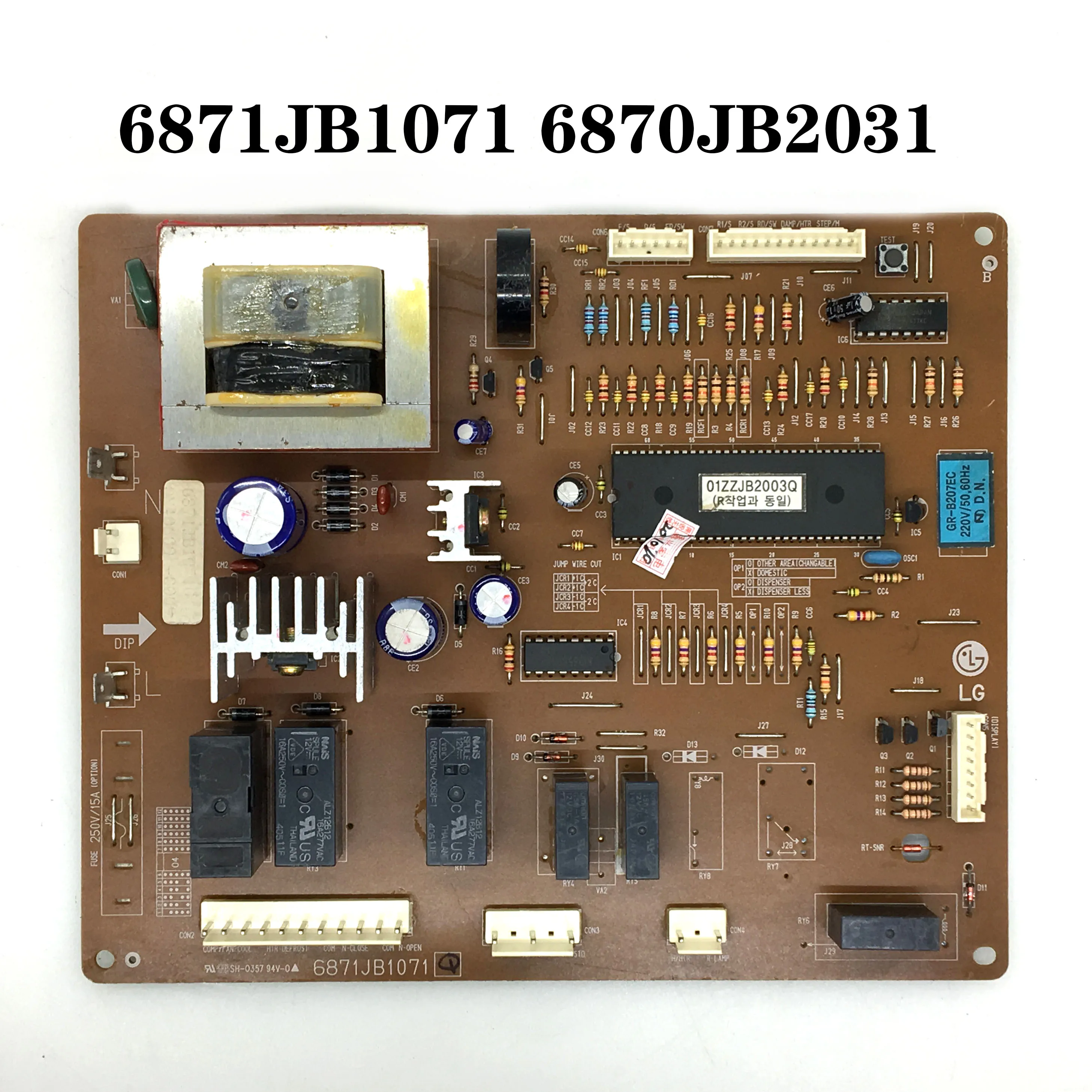 Для LG холодильника компьютерная плата печатная модель 6871JB1071 6870JB2031Q uesd 6870JB2031B