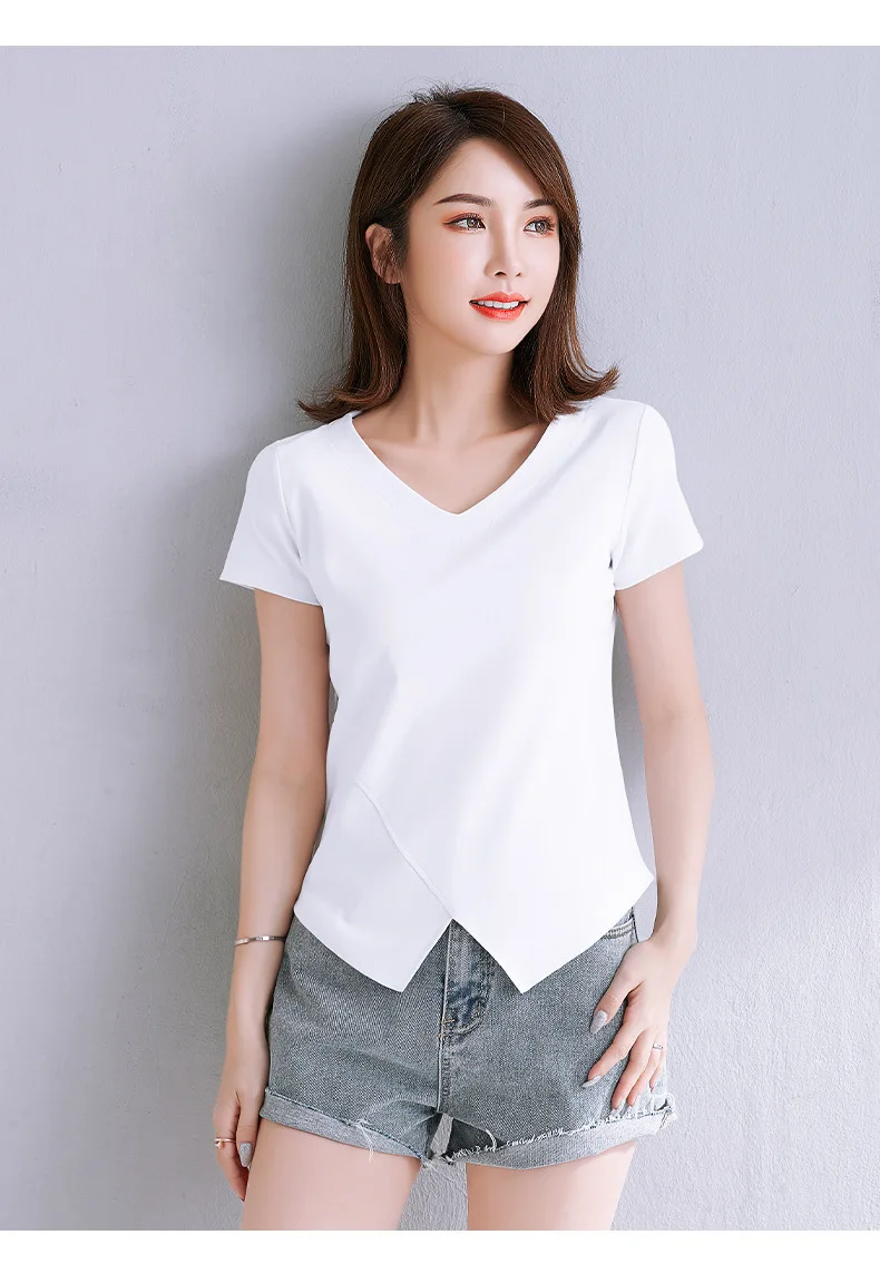 

Boys Women T shirts 2021 New Arrivals Summer Short Sleeved white