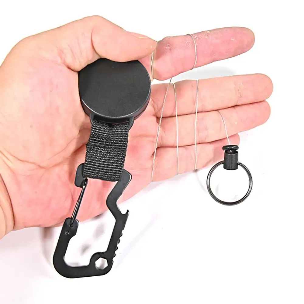 

1 Pc Retractable Pull Key Ring Chain Belt Clip Outdoor Tools
