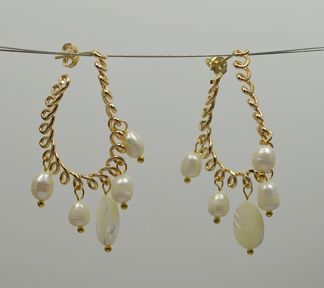 Уникальные жемчужные ювелирные изделия геометрический эксклюзивный дизайн