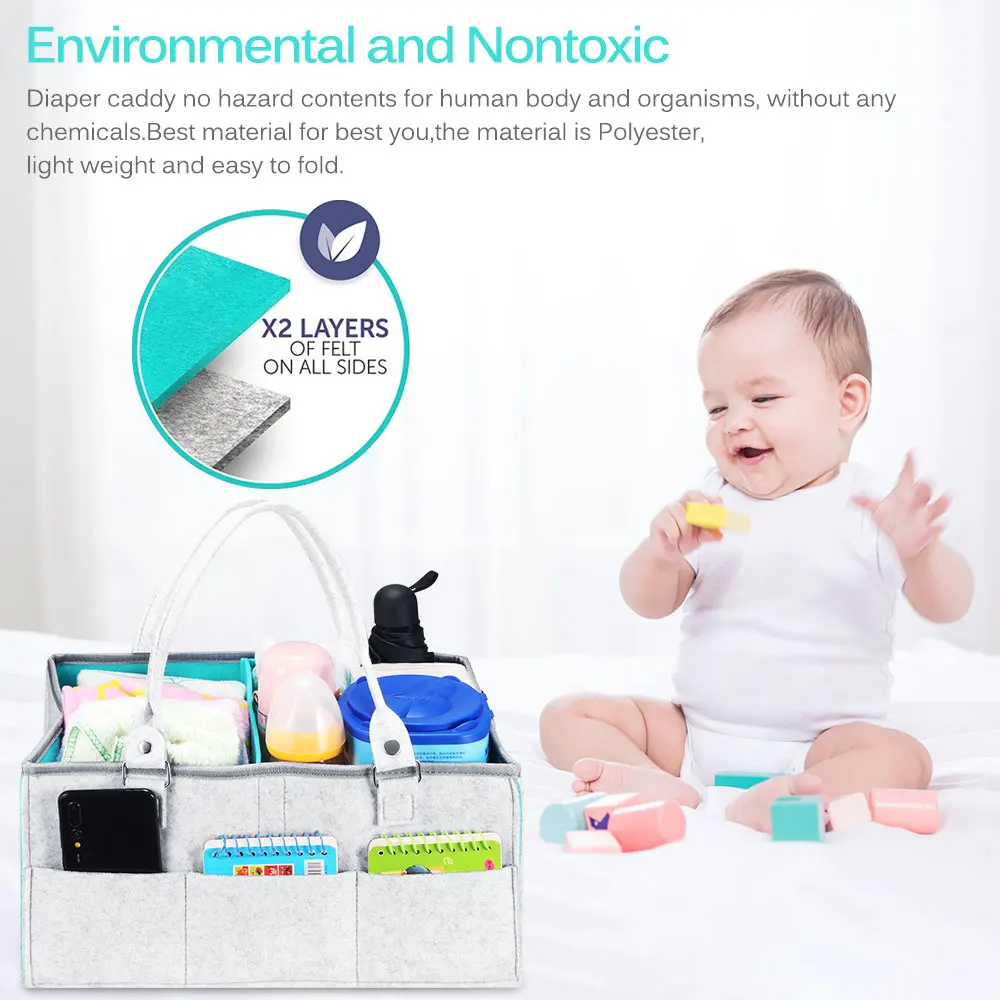 Складной детский подгузник Caddy Органайзер подарок детские игрушки портативный