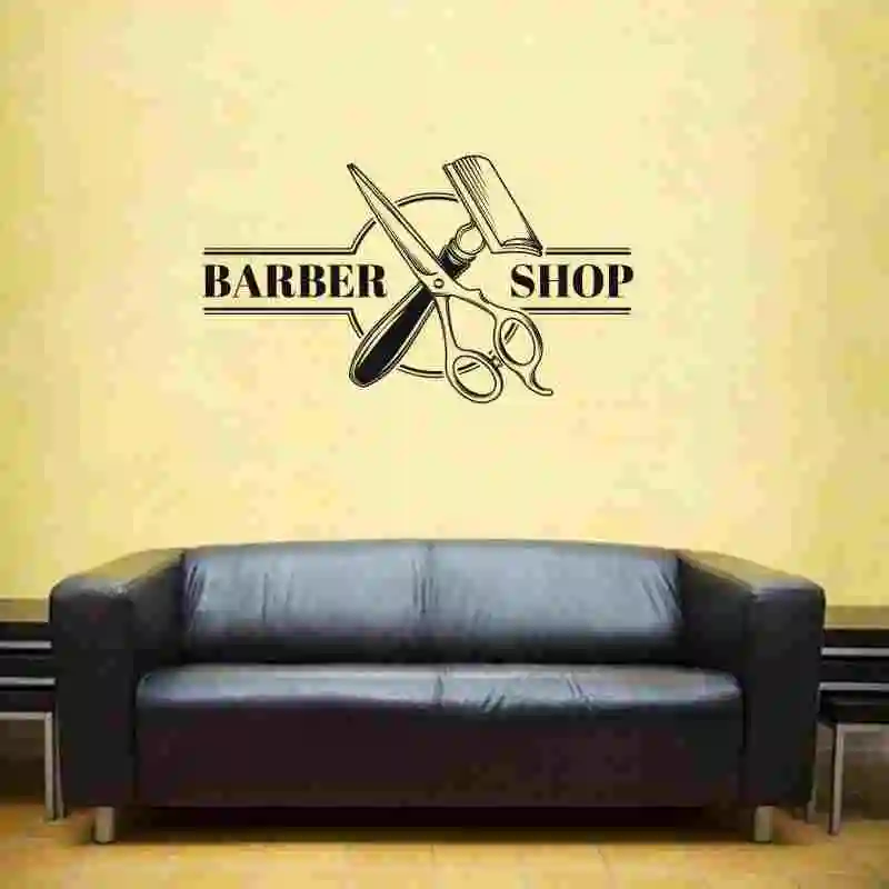 Стикеры для парикмахерских индивидуальные наклейки хлеба виниловые на стену