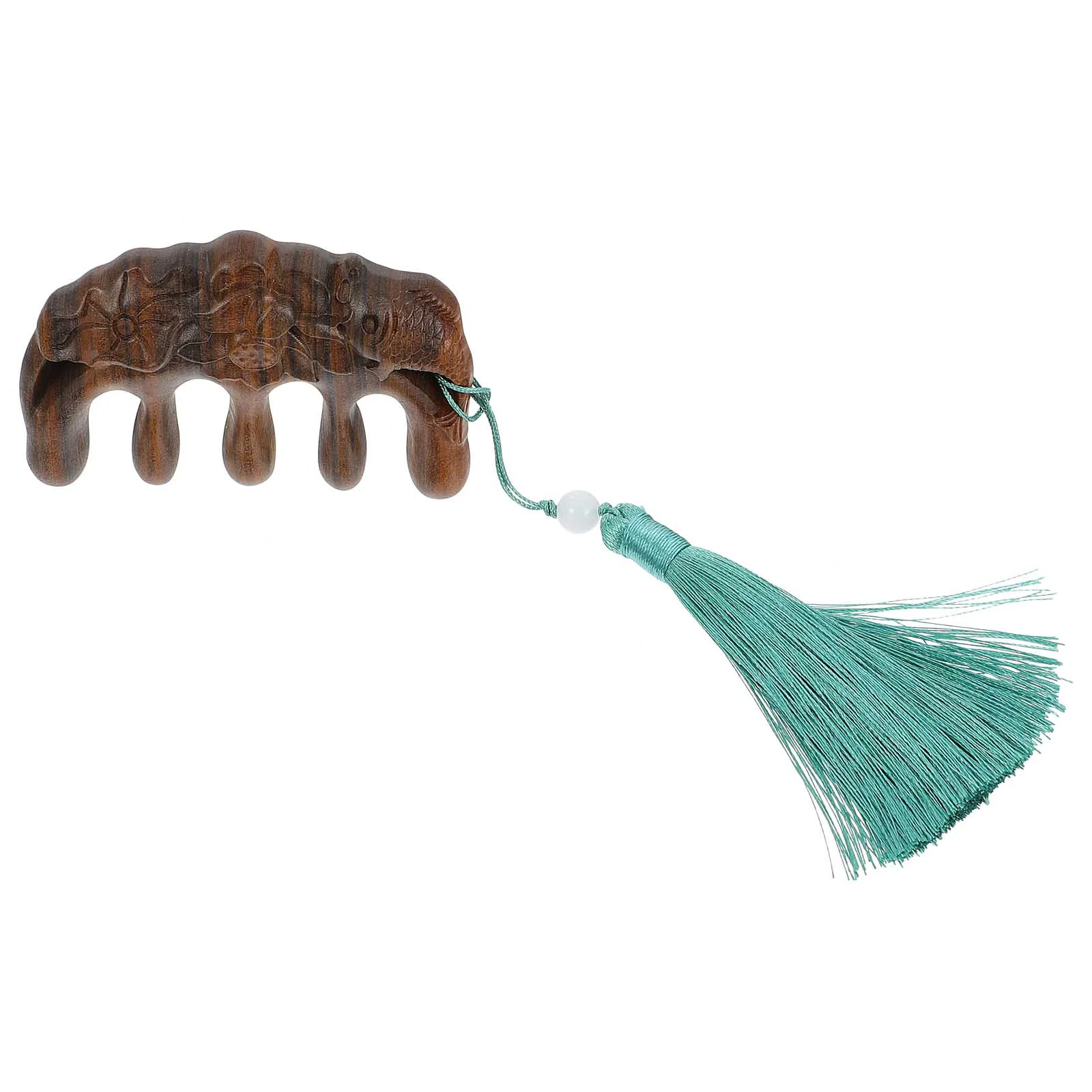 

Natural Wood Wide Tooth Hair Comb Head Scalp Care Sandalwood Comb