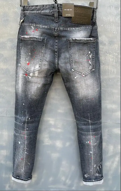 pantalones de mujer cintura classic,Authentic DSQUARED2,Retro,Italian brand ,Women/Men Jeans,locomotive,Jogging jeans,DSQ010-2