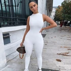 Simenual, повседневные, однотонные, облегающие, без рукавов, спортивные, для тренировок, для активного отдыха, обтягивающие, 2021, летние комбинезоны, женский комбинезон, модный