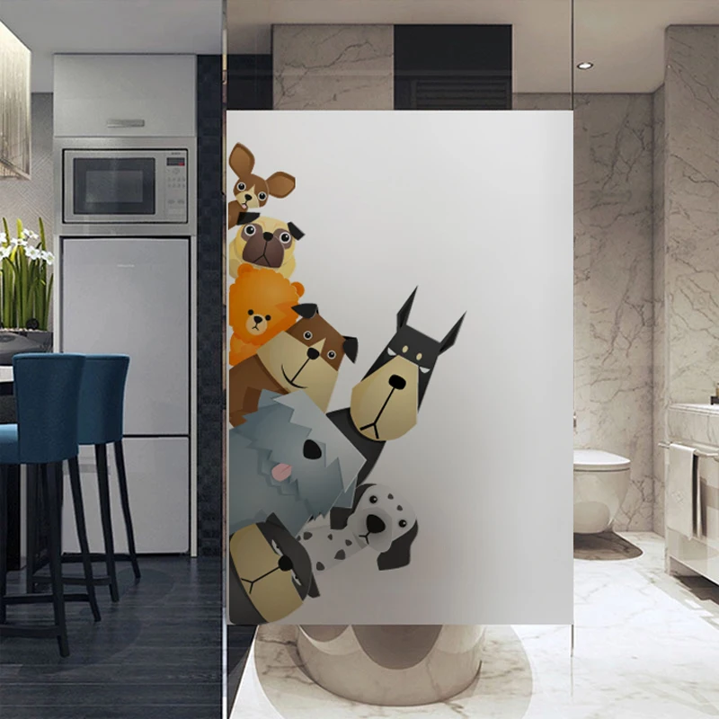 Оконная пленка размером на заказ Постер статическое Приклеивание матовый