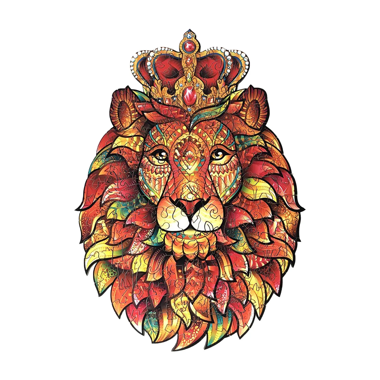 

Wooden Animal Puzzles for Adults DIY Puzzle Each Piece is Animal Shaped Puzzles Christmas Gifts for Kids Jigsaw