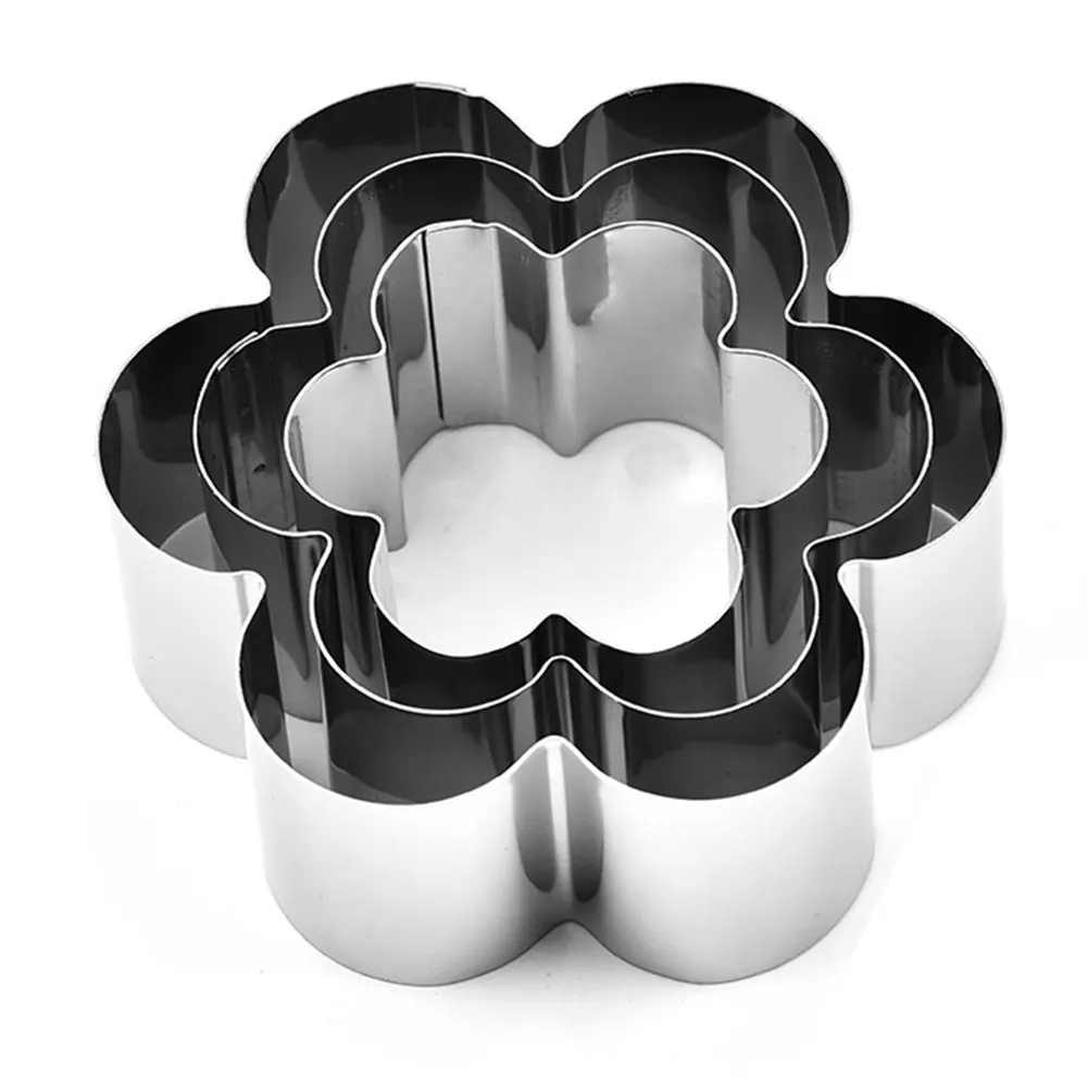 3 шт./компл. мусс из нержавеющей стали делая украшения инструмент для выпечки