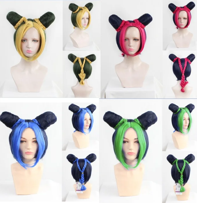 Парик для косплея по мотивам аниме невероятные приключения Джоджо с треком и