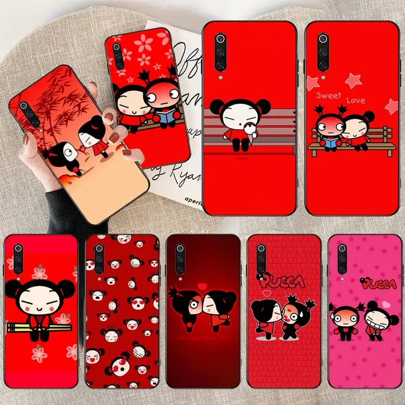 

CUTEWANAN Cute cartoon Pucca DIY Printing Phone Case cover Shell for Xiaomi Mi10 10Pro 10 lite Mi9 9SE 8SE Pocophone F1 Mi8 Lite