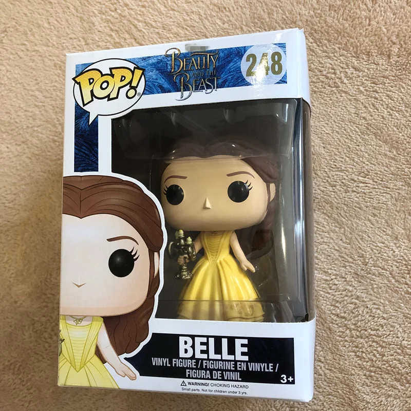 Funko pop официальный Красавица и Чудовище-Белль с подсвечником Виниловая фигурка коллекционная игрушка с оригинальной коробкой
