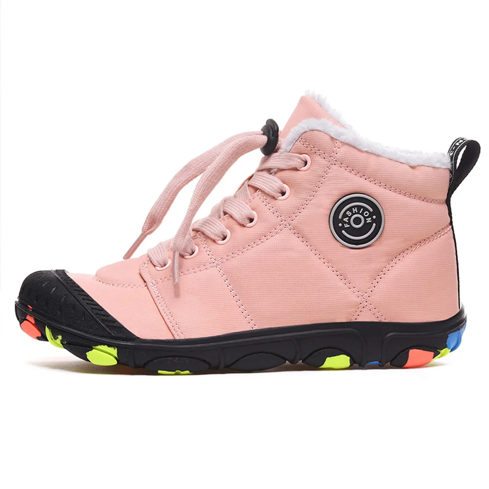 Прогулочная обувь для мальчиков и девочек Зимние ботинки Детская Треккинговая