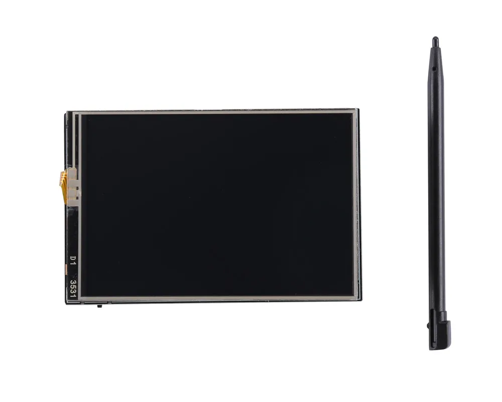 Новый сенсорный ЖК дисплей 3 5 дюйма 64M SPI 30Hz с 9 слойным чехлом теплоотвод для Raspberry