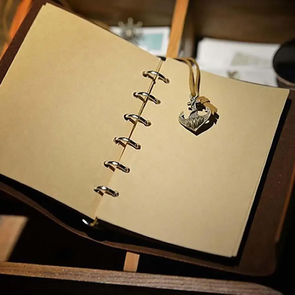 

Retro Helm String Faux Leather Journal Travel Blank Diary A5 Loose-leaf Notebook