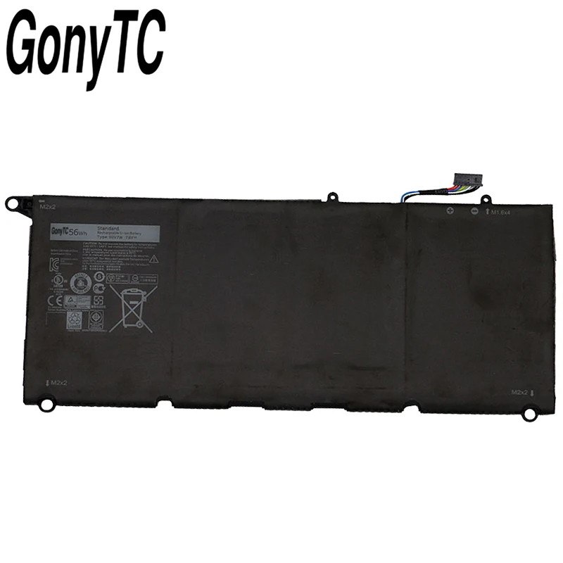 90V7W JHXPY JD25G 090V7W Аккумулятор для ноутбука Dell XPS 13 9343 XPS13 9350 13D P54G 0N7T6 5K9CP RWT1R 0DRRP