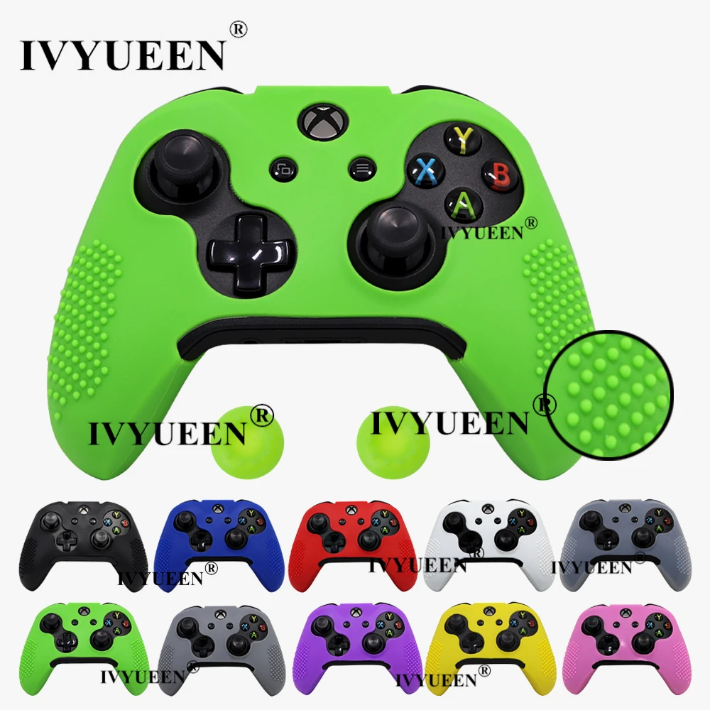 Силиконовый чехол IVYUEEN для microsoft Xbox One X S Slim, защитный чехол с джойстиками, 14 цветов