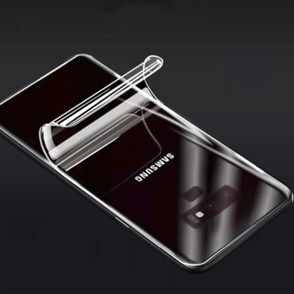 Мягкая Гидрогелевая защитная пленка 6D для Samsung Galaxy A50 A70 A60 A30 A40 A7 A8 2018 Note 8 9 задняя